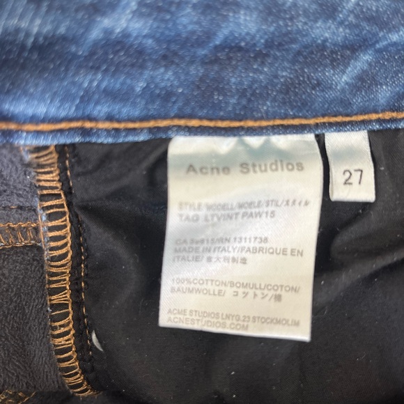 Acne stretch lined denim - Picture 6 of 8